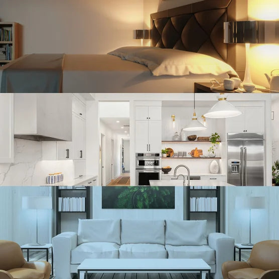 Feit Electric 60W Replacement 5-CCT LED A19 Bulbs, 12-pack