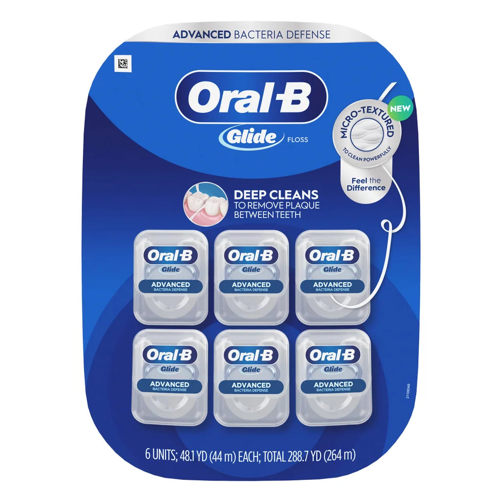 Oral-B Glide Advanced Multi-Protection Floss, 6-pack