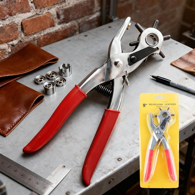 Belt Hole Puncher For leather,Fabric Hole Punch Tool For Watch Bands, Straps, Collars, Saddles, Shoes, Fabric, DIY Home