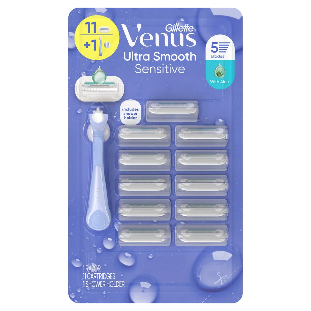 Gillette Venus Ultra Smooth Razor, 11-count