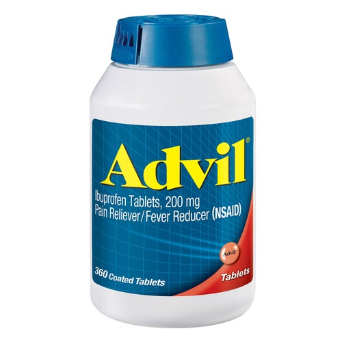 360 Coated Tablets ADVIL Ibuprofen 200 mg Pain Reliever Fever Reducer NSAID